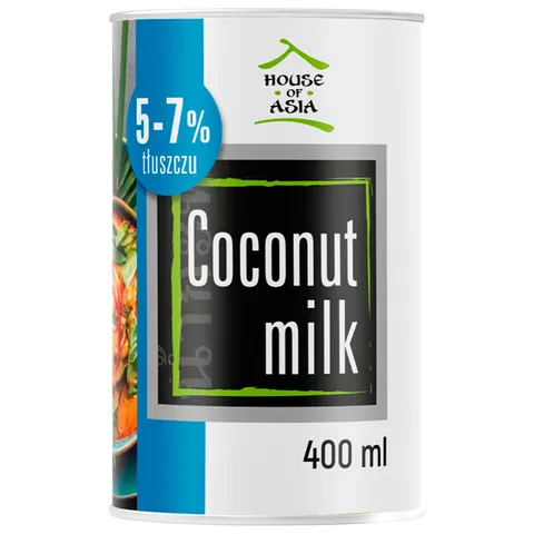House of Asia Mleczko kokosowe BIO 5-7% 400ml