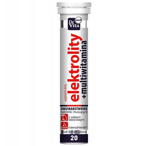 Dr Vita Elektrolity 20 tabletek musujących