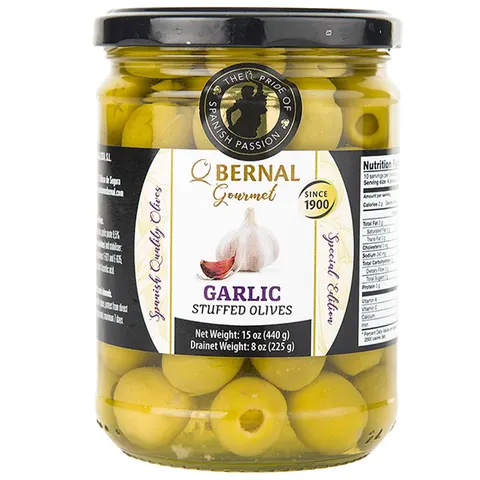 BERNAL Oliwki nadziewane czosnkiem 250 g
