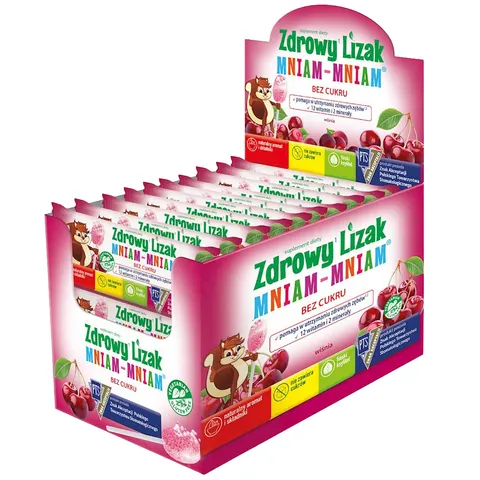 STARPHARMA Lizak wiśnia display 40 szt