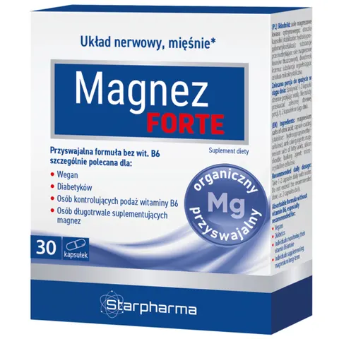 STARPHARMA MAGNEZ FORTE Cytrynian 30 kaps