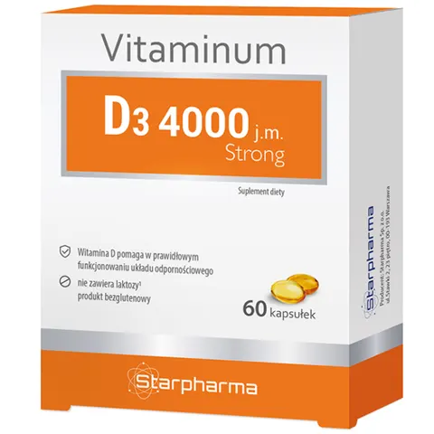 STARPHARMA VITAMINUM D3 4000j 60 kaps