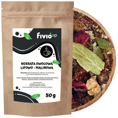 fivio Herbata Lipowo-Malinowa 50 g