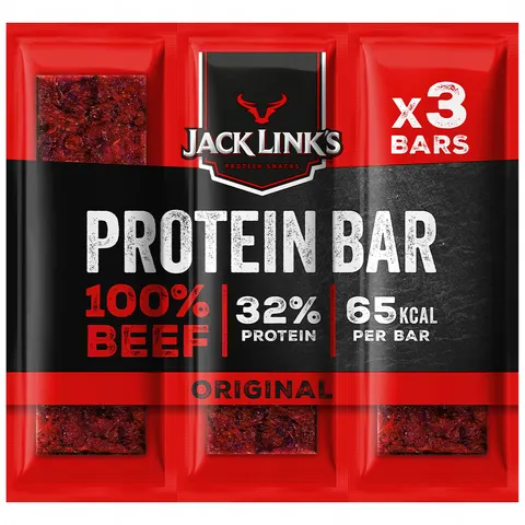 Jack Link's Baton proteinowy z wołowiny, suszony Original 3x22,5 g