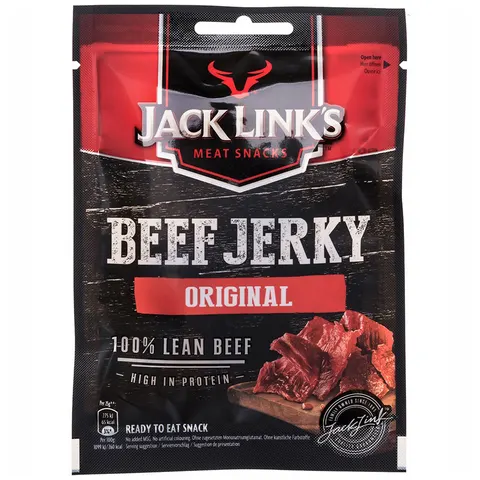 Jack Link's Wołowina w kawałkach: suszona i wędzona. 25g