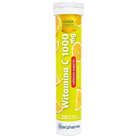 STARPHARMA Witamina C 1000 mg, 20 tabletek musujących