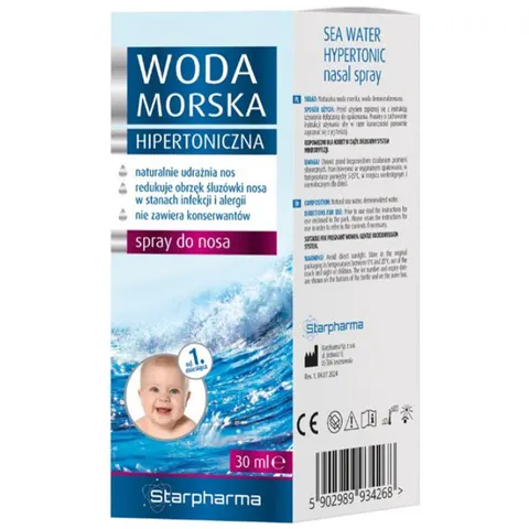 STARPHARMA Woda Morska Hipertoniczna 30ml