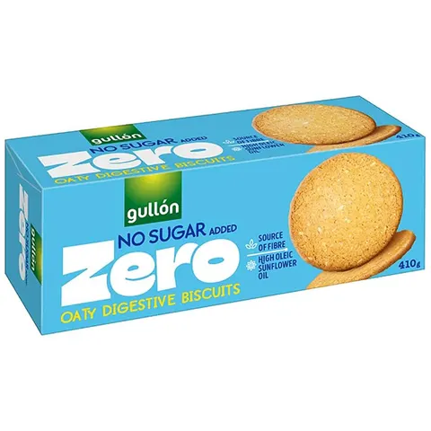 Gullón Ciasteczka owsiane bez dodatku cukrów 410 g