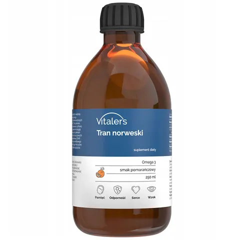 Vitaler's Tran norweski pomarańczowy 250ml