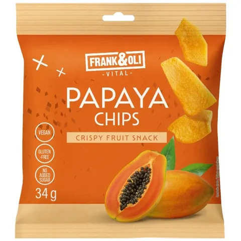Frank&Oli Chipsy z papai 34g