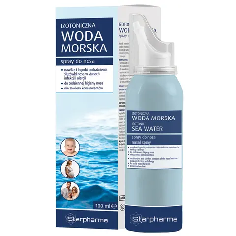 STARPHARMA Izotoniczna woda morska, spray do nosa, 100 ml