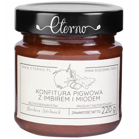 ETERNO Pigwa z imbirem i miodem 220g