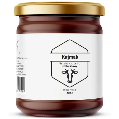 Polder Kajmak bez dodatku cukru czekoladowy 260g
