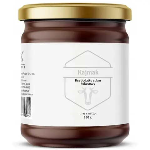 Polder Kajmak bez dodatku cukru kokosowy 260g