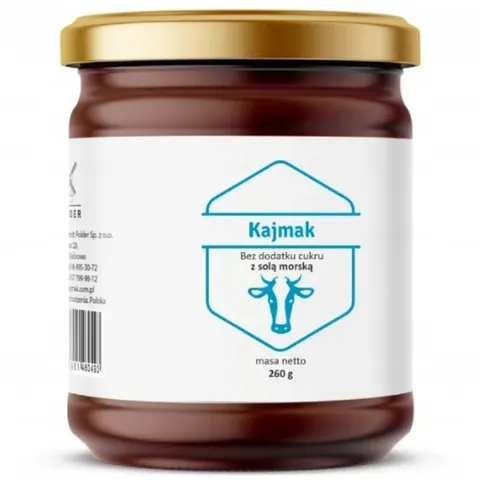 Polder Kajmak bez dodatku cukru z solą morską 260g