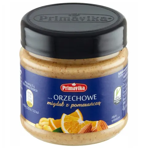 Primavika Pasta migdał z pomarańczą 185g