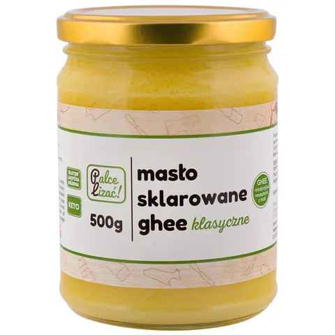 PALCE LIZAĆ Masło sklarowane ghee klasyczne 500 g