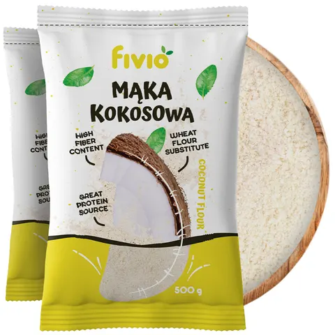 fivio Mąka kokosowa 1 kg (2x500g)