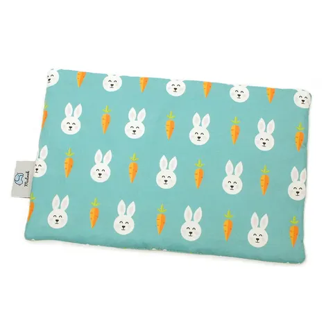 Poduszka Velvet płaska dla niemowląt Bunny 20x30