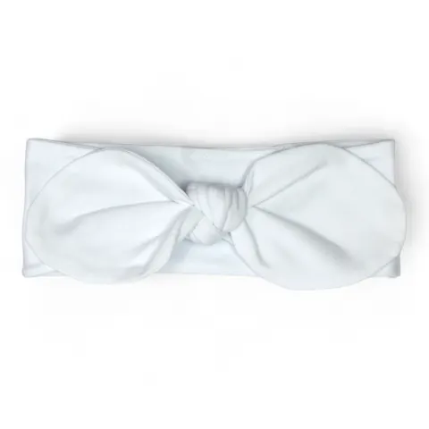 Opaska pin-up niemowlęca jersey | 0-3 mc | biała
