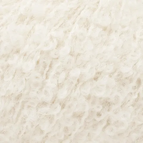 Włóczka DROPS Alpaca Bouclé 0100 - ecru
