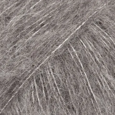 Włóczka DROPS Brushed Alpaca Silk 03 - szary
