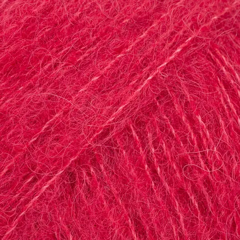 Włóczka DROPS Brushed Alpaca Silk 07 - czerwony