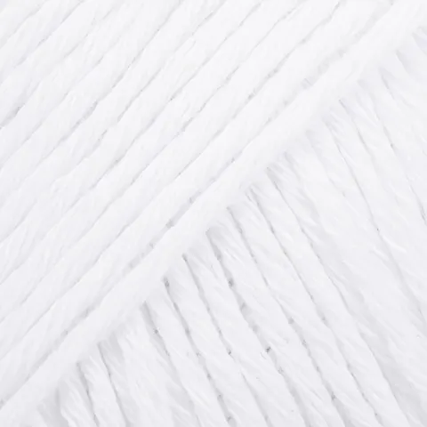 Włóczka DROPS Cotton Light 02 - biały