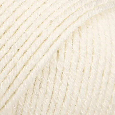 Włóczka DROPS Cotton Merino 01 - biały
