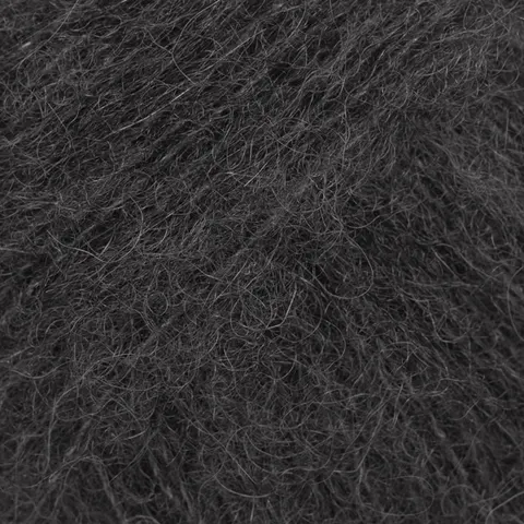 Włóczka DROPS Brushed Alpaca Silk 16 - czarny