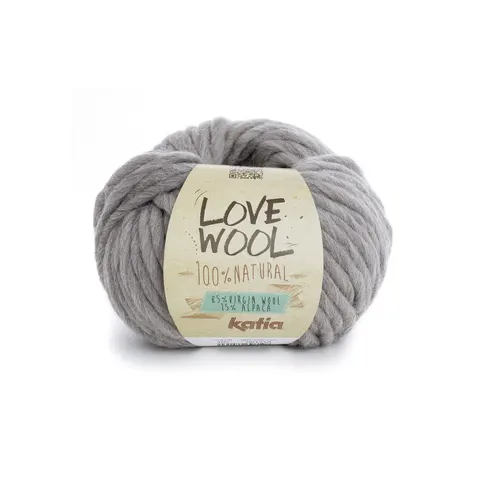 Włóczka KATIA Love Wool 102 - średni beż