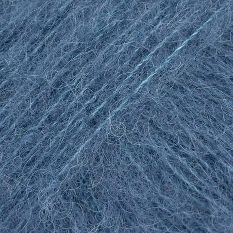 Włóczka DROPS Brushed Alpaca Silk 25 - stalowy niebieski