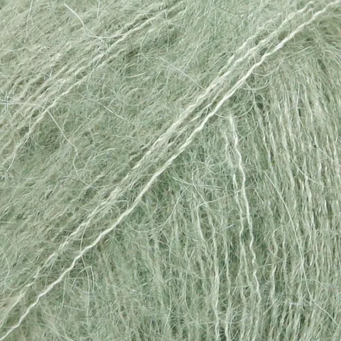 Włóczka DROPS Kid-Silk 34 - zielona szałwia