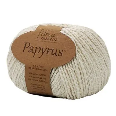 Włóczka Fibra Natura Papyrus 02 - ecru