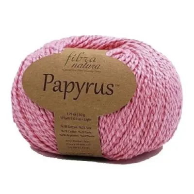 Włóczka Fibra Natura Papyrus 08 - stary róż