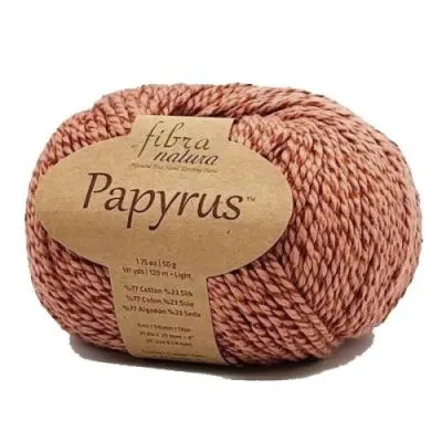 Włóczka Fibra Natura Papyrus 27 - rdza