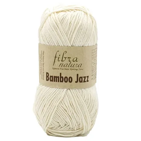 Włóczka Fibra Natura Bamboo Jazz 202 - ecru