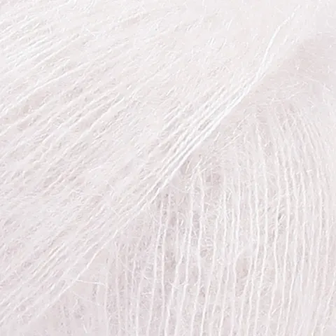 Włóczka DROPS Kid-Silk 38 - kreda