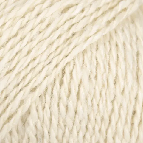 Włóczka DROPS Soft Tweed 01 - ecru