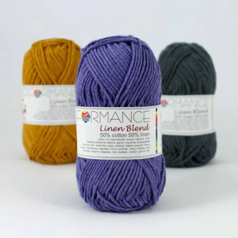 Włóczka PERFORMANCE Linen Blend 75 - fioletowy