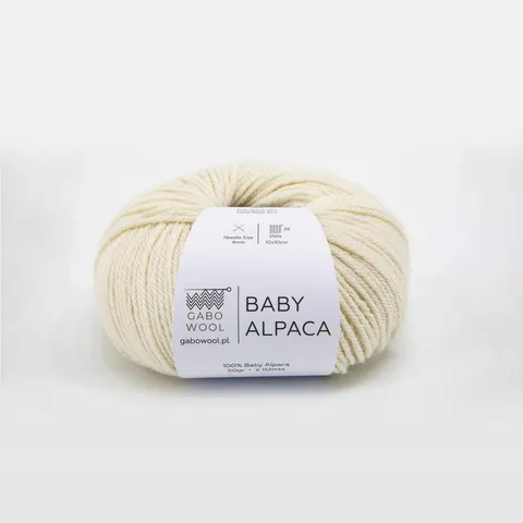 Włóczka GABO WOOL Baby Alpaca 100 - natura