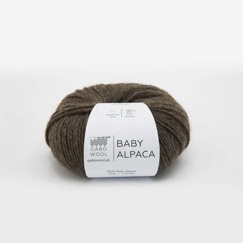 Włóczka GABO WOOL Baby Alpaca 211 - brąz