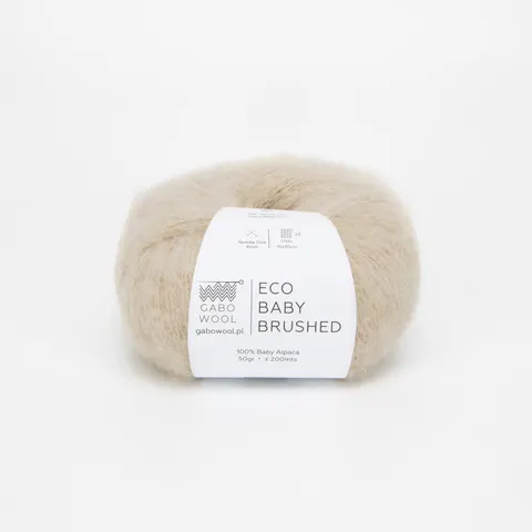 Włóczka GABO WOOL Eco Baby Brushed 1297 - beż