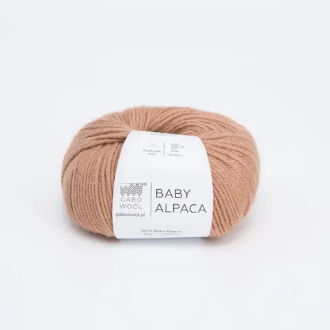 Włóczka GABO WOOL Baby Alpaca 1164 - łososiowy