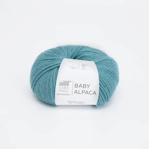 Włóczka GABO WOOL Baby Alpaca 1565 - morski