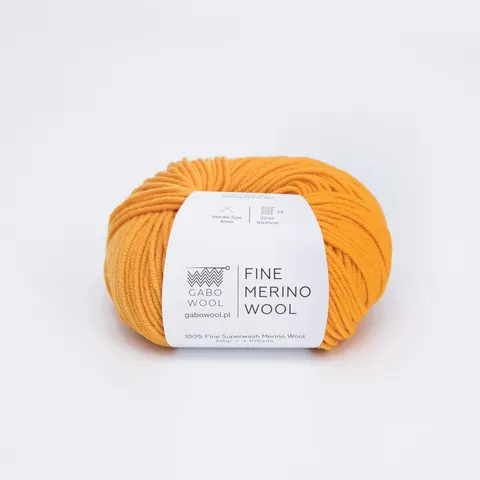 Włóczka GABO WOOL Fine Merino Wool 3928 - pomarańczowy