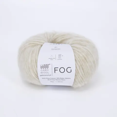 Włóczka GABO WOOL Fog 6680 - beż