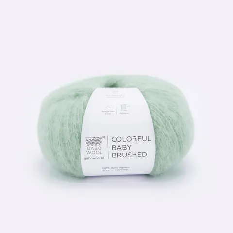 GABO WOOL Colorful Baby Brushed 7298 - jasna mięta