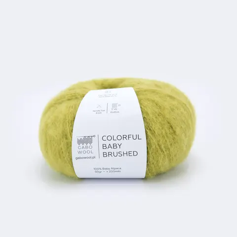 GABO WOOL Colorful Baby Brushed 7178 - limonka