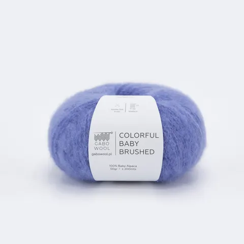 GABO WOOL Colorful Baby Brushed 7813 - niebiesko-fioletowy